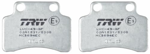 TRW MCB694EC Organic Eco Bremsbelagsatz für ATU GT 2008 - Vorderachse und andere Motorräder