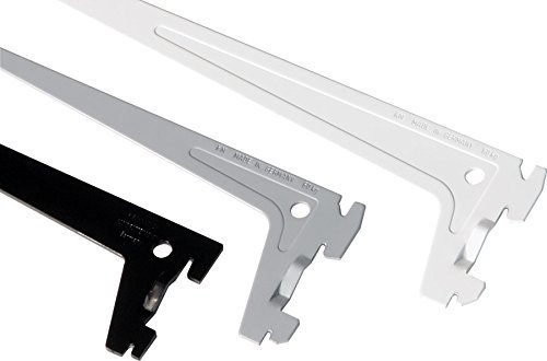 IB-Style - 1 pièce Console Pro | système à Une ragnée | 8 Dimensions | 3 Couleurs |Longeur 35 cm Noir - Étagères pour Rails muraux