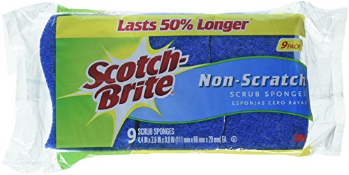 Scotch Brite Paquete de 9 esponjas antiarañazos.
