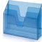 Acrimet Unterlagenhalter Dreifach Horizontalen (Transparente blau Farbe)