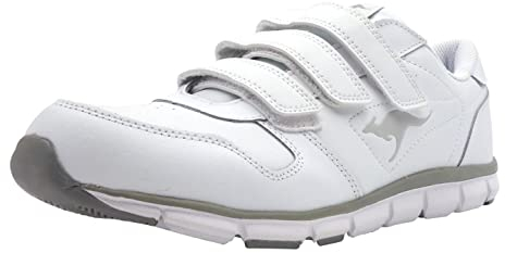 KangaROOS Unisex-Erwachsene K-BlueRun 700 V B Sneaker, White/Silver 0002, 37 EU