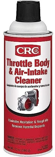 FORKODA CRC 05078 Throttle Body and Air-Intake Cleaner-12 oz, Clear Colorless Liquid