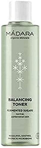 MÁDARA Toners 200 ml (Balancing Toner) Erfrischt und spendet Feuchtigkeit – Rose, Himbeere und Gurke – Glatte, strahlende Haut für normale Haut und Mischhaut