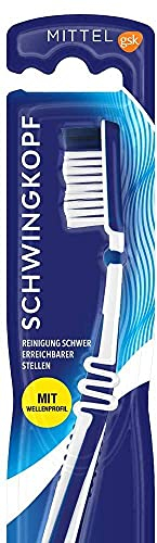 Dr.Best 12711 Flex Schwingkopf mittel Zahnbürste, 12-er Pack