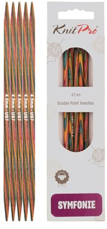 KnitPro Symfonie Double Pointed Needles 6 (15cm) | 4.50mm