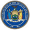 Autoaufkleber Sticker Fahne USA - New York Siegel Flagge Aufkleber