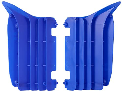POLISPORT 8455500002 - Ensemble de grilles de radiateur en polypropylène solide et durable sans matériel compatible avec les motos Yamaha en couleur bleu