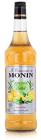 Monin Lime Juice Cordial Mixer Sirup 1 Liter