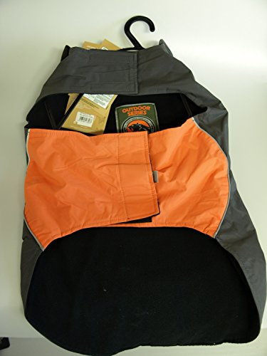 Karlie Touchdog Hundemantel Outdoor mit Griff, 56 x 78 x 46 cm, XXL, orange