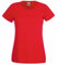 Fruit of the Loom Ladies/Womens Lady-Fit Valueweight Short Sleeve T-Shirt (S) (Red)