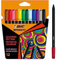 BIC Intensity Filzstifte, zum Malen für Erwachsene und Kinder, in 12 auswaschbaren Farben, mit stabiler Spitze, im Karton Etui