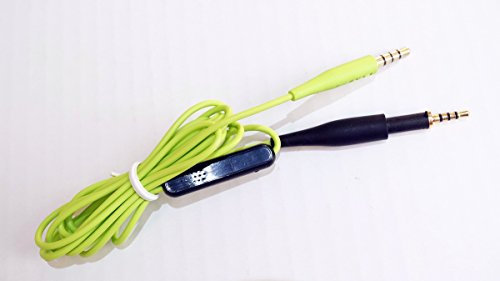 V-MOTA Pièces de rechange pour casque AKG K450 H451 K452 Q460 K480NC (câble + microphone) vert (câble Q460 + microphone)