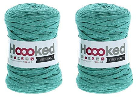 Hoooked Ribbon XL-Garn (2er-Pack) - Happy Mint (RXL SP7)