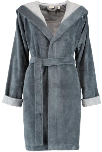 ESPRIT Bademantel aus Velours , Grey , XS