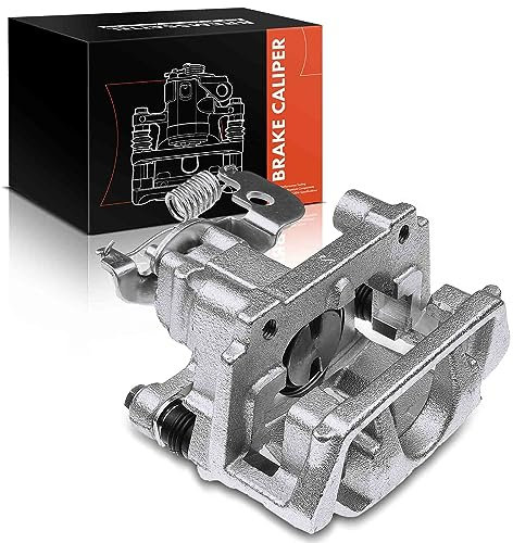 Frankberg Brake Caliper Disc Brake Rear Left with Bracket (Hole spacing of the bracket 90mm) Compatible with X-Type CF1 X-Type X400 X-Type Estate CF1 Replace# C2S48014