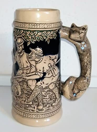 Chope à bière avec anse de renard - Chope en pierre - 0,5 l - Gerite