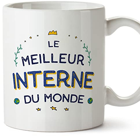 Mugffins Tasses pour INTERNE - En Français - Cadeau original pour INTERNE homme - Meilleur du Monde - 11 oz / 330 ml