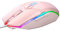 SanSixi Souris de Jeu Filaire 1600 DPI Optique à 6 Boutons USB avec Rétroéclairage RGB Souris Muet pour Ordinateur Portable de Bureau Souris de Gamer (Pink)