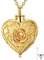 SOULMEET Weißgold/Roségold/Gelbgold, personalisierbar, echtes Gold, Baum des Lebens/Schmetterling/Rosé-Herz-Medaillon für Asche, um menschliche Hunde, Katze in Erinnerung zu halten, Metall