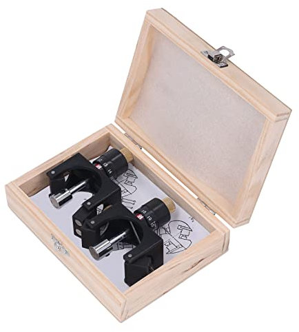 2Pcs Planer Knife Setting Jig, High Carbon Steel Magnetic Gauge Setter Tool Set Kit