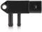 Generic DPF-Differenzdrucksensor, 3-poliger Stecker 076906051A, für A3 A4 S3 S4 S6 TT TDI Comfortline Crafter Base, Hochtemperaturbeständiges ABS-Material, 5 Jahre Erfahrung