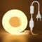 KISUFU 220V COB LED Strip mit Schaltstecker 50M,288 LEDs/m Flexible Hohe Dichte CRI≥85 FCOB LED Streifen,Led Band IP65 Wasserdichte Superhell LED Lichtband für Schlafzimmer, Schrankbeleuchtung