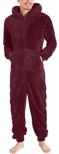 KONG JIMFAN Thermounterwäsche Herren Unterwäsche Webshop Gepolsterte Herrenunterwäsche Warmer Pullover Herren Fahrrad Unterwäsche Herren Rashguard Herren Jungen Lange Unterhose(2-Wine,S)