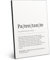 ARTFAVES® Worterklärung Patentante | Wortdefinition Bild als Geschenk | Schild Holzbild mit Spruch zum Thema Familie