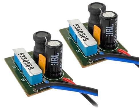 SRWNMTGFK 2PCS 2 Weg 60W Lautsprecher Höhen Bass Frequenz Teiler Heimkino HiFi Stereo DIY Audio Crossover Filter