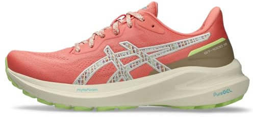 ASICS Damen GT-2000 13 Laufschuhe, Nature Bathing/Guave, 44.5 EU