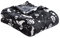 Bedlam - Halloween Fleecedecke (120 x 150cm) - Superweiche & kuschelige Decke in Schwarz - Gruselige Fledermäuse & Totenköpfe - Halloween Kuscheldecke für Sofa oder Bett - für Halloween Dekoration
