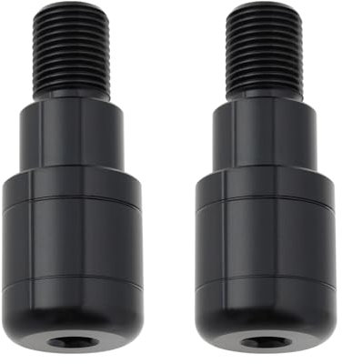 LT Easiyl 2 Stück Motorrad Lenkerenden M16 x 28mm Motorrad Lenkerstopfen Kompatibel mit Yamaha MT01 MT-01 MT03 MT-03 MT07 MT-07 MT09, Schwarz