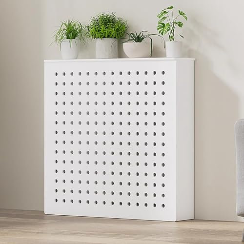 MTSYXYM MDF Heizkörperverkleidung,Verkleidung Heizung, Abdeckung Heizung,Einfache Installation,Verdecken von Rohren,für Büro Flur Wohnzimmer Schlafzimmer.(L70*H70*T15cm)
