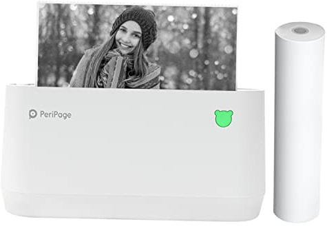 HUIOP Imprimante pour Téléphone,A9 Max Mini Imprimante Thermique 203Dpi Portable BT Imprimante Photo Mobile sans Fil Impression sans Encre Étiqueteuse De Reçus Support Autocollant Largeur De Papier