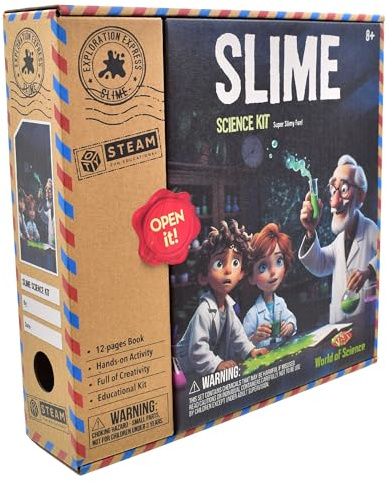 World of Science Kits | STEAM Educational Science Dig Sets (Slime Science Kit)