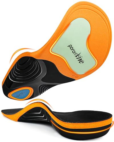 Ailaka Semelles de chaussures de travail pour rester debout toute la journée, semelles avec soutien de la voûte plantaire élevé pour hommes et femmes, rembourrage confortable avec inserts