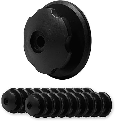 Offgridtec 20x Runde Befestigungsknöpfe für Planen & Anhängernetze (Schrauben Nicht enthalten)