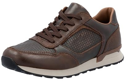 Rieker U0311-25 Schnürhalbschuh Glattleder Herren in braun