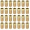 sourcing map Lot de 28 écrous filetés M10 x 30 mm pour bois – Vis en acier au carbone pour meubles – Écrous de fixation