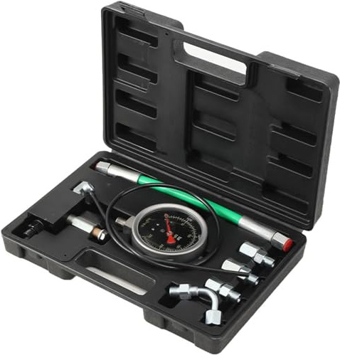 Yidubid Diesel Fuel Pressure Tester Kit, 2500 Bar Common Rail High Pressure Oil Pump Plunger Pressure Test Form Tool for Engine Starting/Running Pressure TestBlack,1