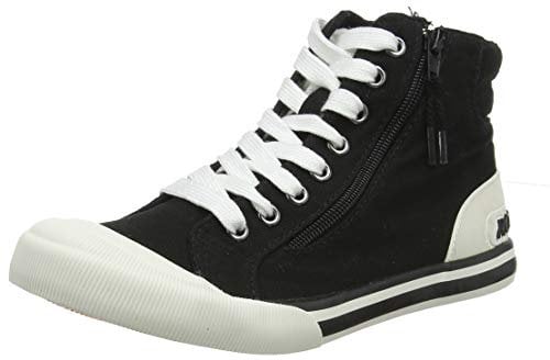 Rocket Dog Womens/Ladies Jazzin Hi Trainers (5 UK) (Black)