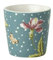 Laura Ashley - Eierbecher - Seaspray Uni - Porzellan - Weiss/Multicolor - (HxD): 5 x 5 cm - Mikrowellen- und spülmaschinengeeignet