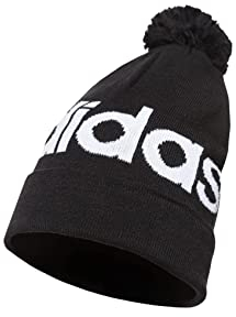 adidas Pompom WOOLIE Beanie-Mütze, Black/DGH Solid Grey/White, 3XL