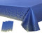 3 Stück Tischdecke Rechteckig Blau Party Tischdecke,137 * 274cm Tischdecke Papierrolle Einweg Tischdecke aus Kunststoff,wasserdichte Ölbeständig Tischdecken für Party,Picknick,Geburtstags,Hochzeiten