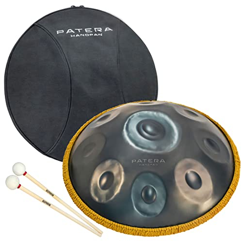 Patera HPDM-4 Handpan D Amara mit Tasche + keepdrum Schlägel