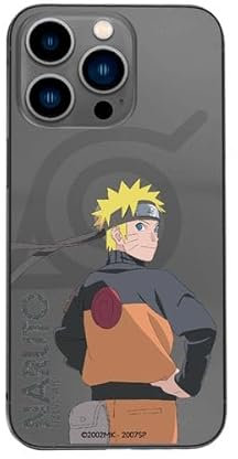 Official Naruto iPhone 14 Pro MAX Case, Uzumaki to Protect Your Mobile Phone, Transparent Flexible Silicone Case with Official License