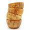 Set de 4 Cuencos de Bambú Hechos a Mano - Multiusos Ø 14 cm - Cuencos Decorativos, Fruteros y para Cocina - Tazones Ecológicos de Madera Natural