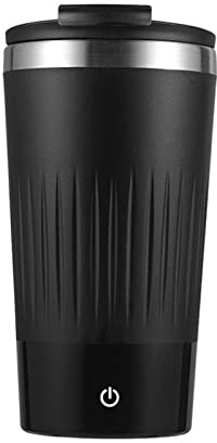PJKUIFYX Tasse mit Griff, wiederaufladbar, automatisch, selbstrührend, magnetisch, elektrisch, intelligent mischende Kaffeetasse, Proteinpulver, gemischte Tassen, Geschenk (Farbe: Gold)