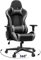 OneGame Gaming Sthul, Ergonomischer Computer Gamer Chair 3D Armrests Bürostuhl höhenverstellbar Drehstuhl mit Verstellbare hohe Rückenlehne 150KG, Grau
