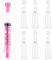 AHQiZFX 6er-Pack Leere Lipgloss Tuben, Nachfüllbare Kosmetikflaschen, Transparente Lippenbalsam-Röhrchen mit 5ml Spritzen, für Shampoo, Lipgloss, Lippenbalsam, Lotion